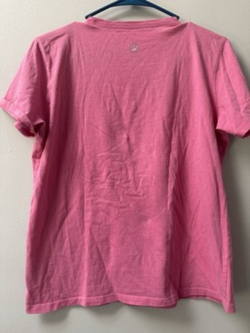 Life is Good Crusher T-Shirt Top Women Small Pink Here Comes The Sun Cotton - Picture 5 of 7